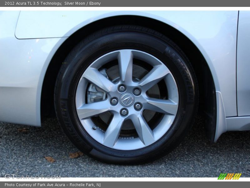 Silver Moon / Ebony 2012 Acura TL 3.5 Technology