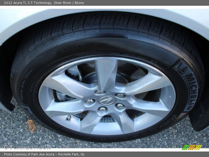 Silver Moon / Ebony 2012 Acura TL 3.5 Technology