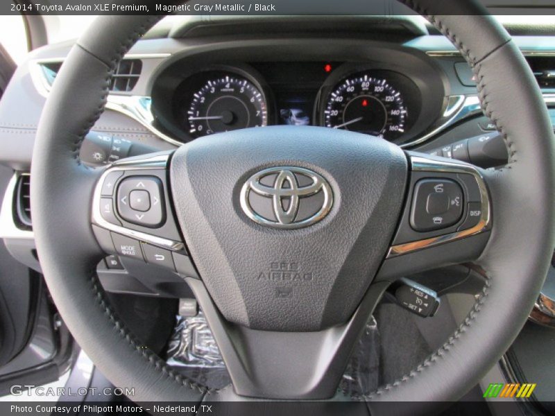 Magnetic Gray Metallic / Black 2014 Toyota Avalon XLE Premium