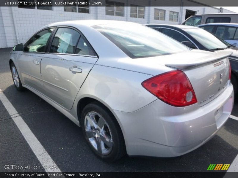 Quicksilver Metallic / Ebony 2010 Pontiac G6 GT Sedan