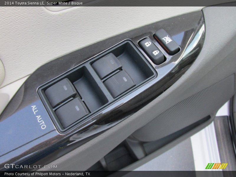 Super White / Bisque 2014 Toyota Sienna LE