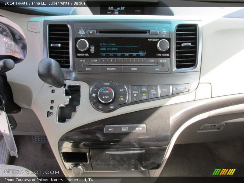 Super White / Bisque 2014 Toyota Sienna LE
