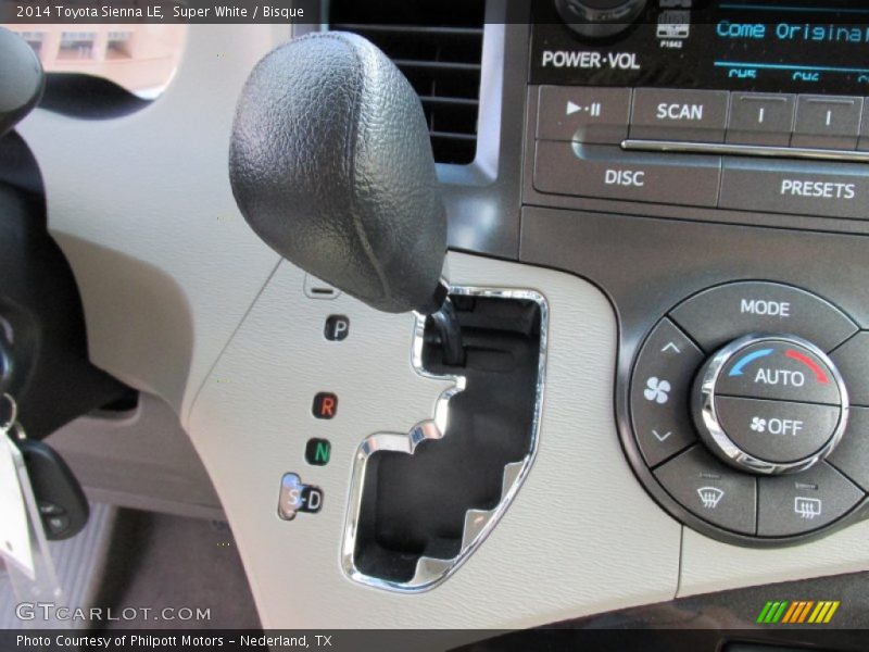 Super White / Bisque 2014 Toyota Sienna LE