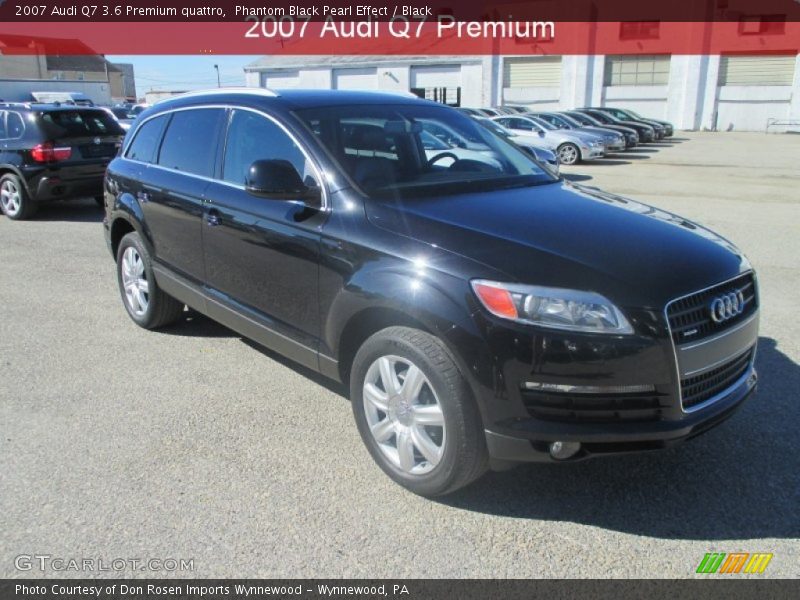Phantom Black Pearl Effect / Black 2007 Audi Q7 3.6 Premium quattro