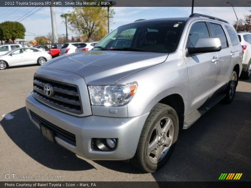 Silver Sky Metallic / Black 2012 Toyota Sequoia SR5 4WD