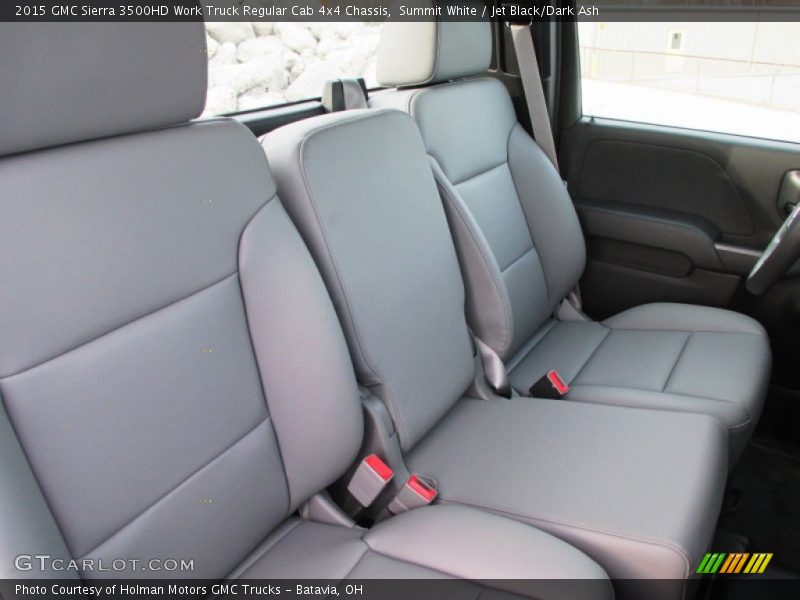 Summit White / Jet Black/Dark Ash 2015 GMC Sierra 3500HD Work Truck Regular Cab 4x4 Chassis