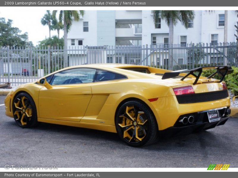 Giallo Halys (Yellow) / Nero Perseus 2009 Lamborghini Gallardo LP560-4 Coupe