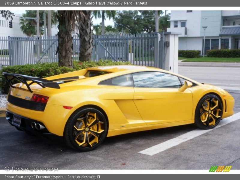 Giallo Halys (Yellow) / Nero Perseus 2009 Lamborghini Gallardo LP560-4 Coupe