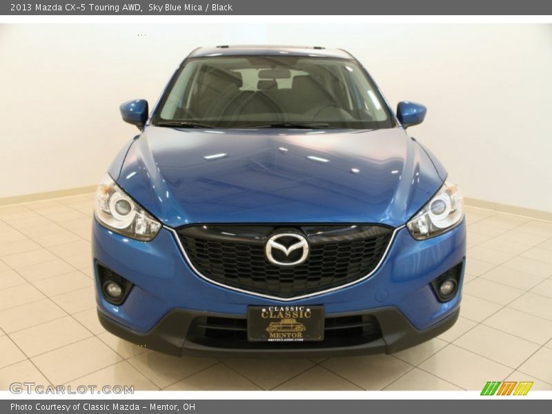 Sky Blue Mica / Black 2013 Mazda CX-5 Touring AWD