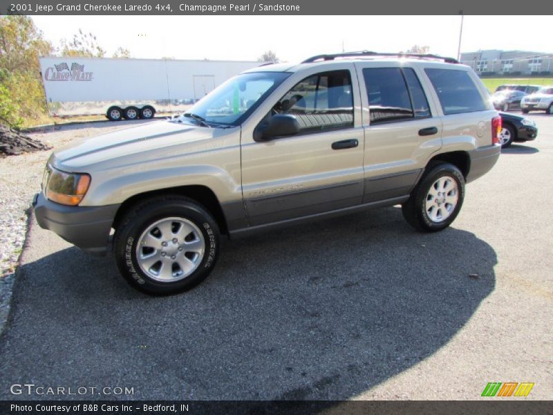 Champagne Pearl / Sandstone 2001 Jeep Grand Cherokee Laredo 4x4