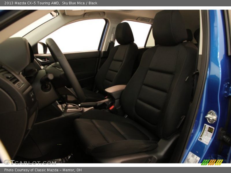Sky Blue Mica / Black 2013 Mazda CX-5 Touring AWD