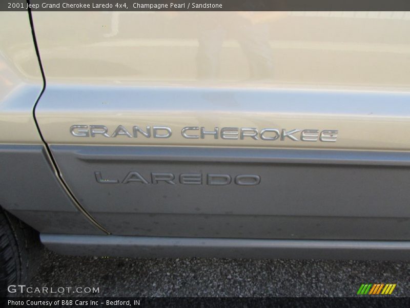 Champagne Pearl / Sandstone 2001 Jeep Grand Cherokee Laredo 4x4