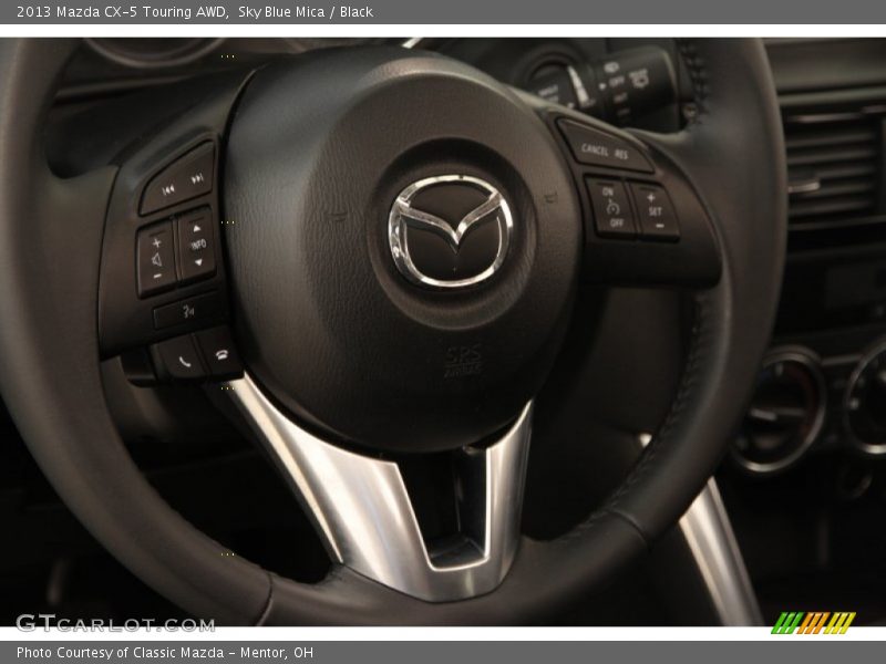 Sky Blue Mica / Black 2013 Mazda CX-5 Touring AWD