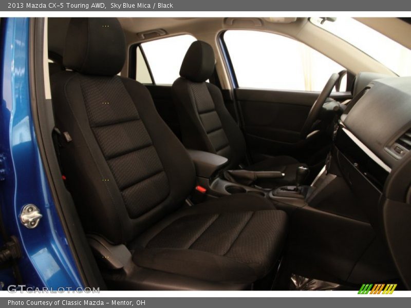 Sky Blue Mica / Black 2013 Mazda CX-5 Touring AWD