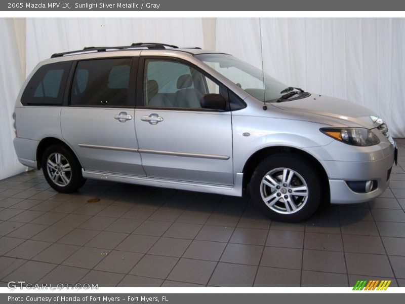 Sunlight Silver Metallic / Gray 2005 Mazda MPV LX