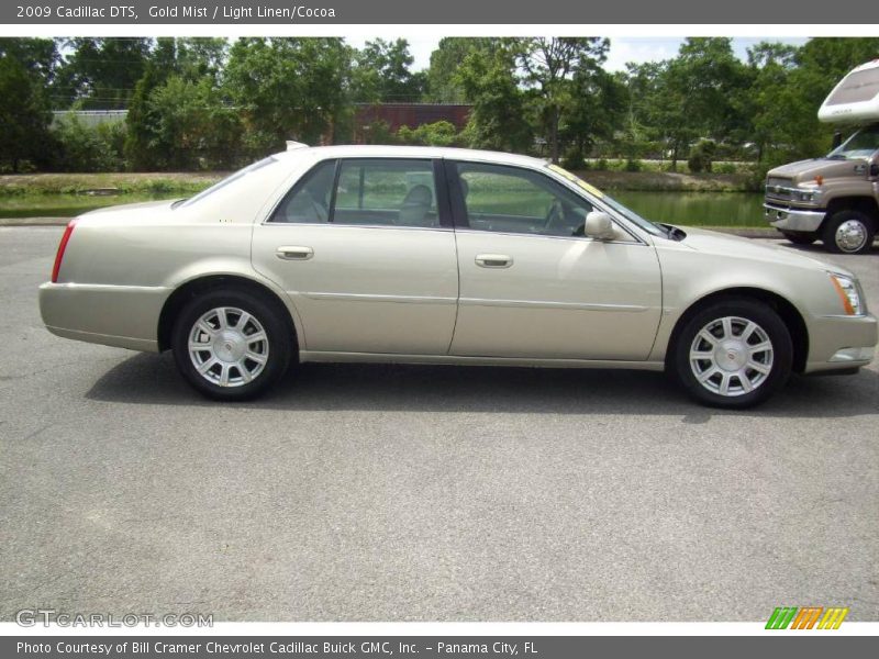Gold Mist / Light Linen/Cocoa 2009 Cadillac DTS
