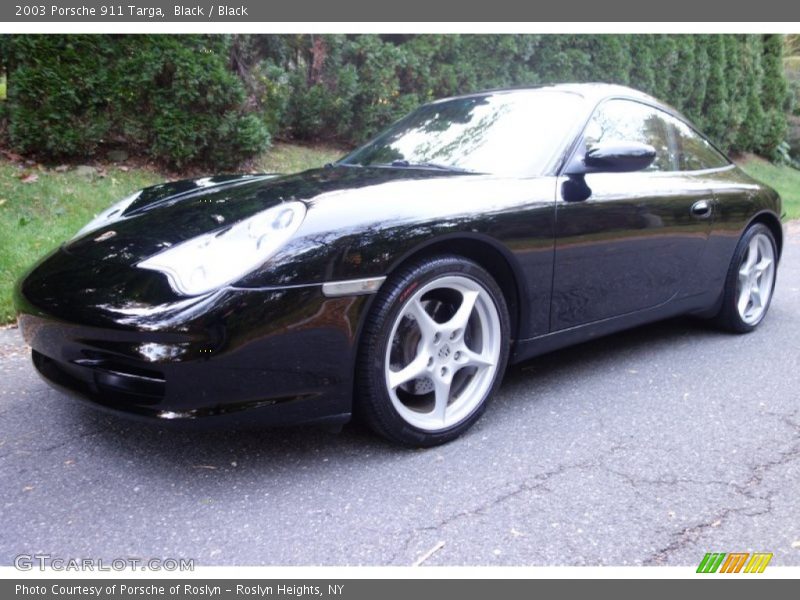 Black / Black 2003 Porsche 911 Targa
