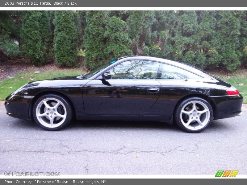 Black / Black 2003 Porsche 911 Targa