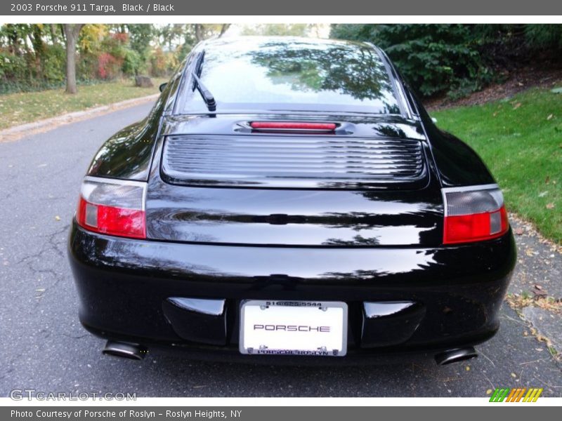 Black / Black 2003 Porsche 911 Targa
