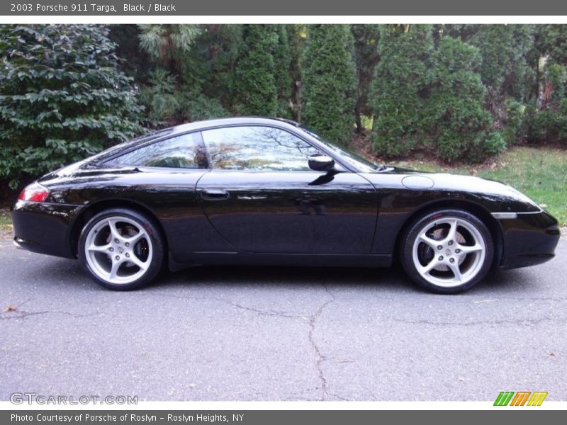 Black / Black 2003 Porsche 911 Targa