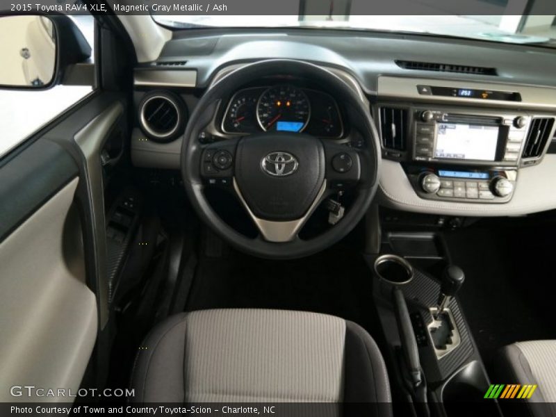 Magnetic Gray Metallic / Ash 2015 Toyota RAV4 XLE