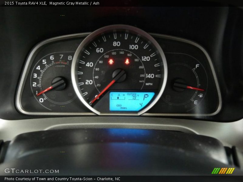 Magnetic Gray Metallic / Ash 2015 Toyota RAV4 XLE