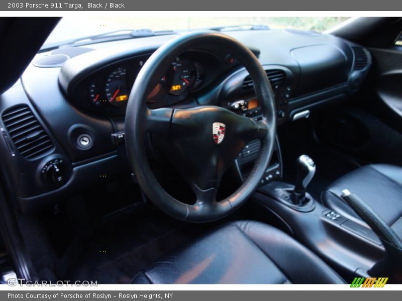 Black / Black 2003 Porsche 911 Targa