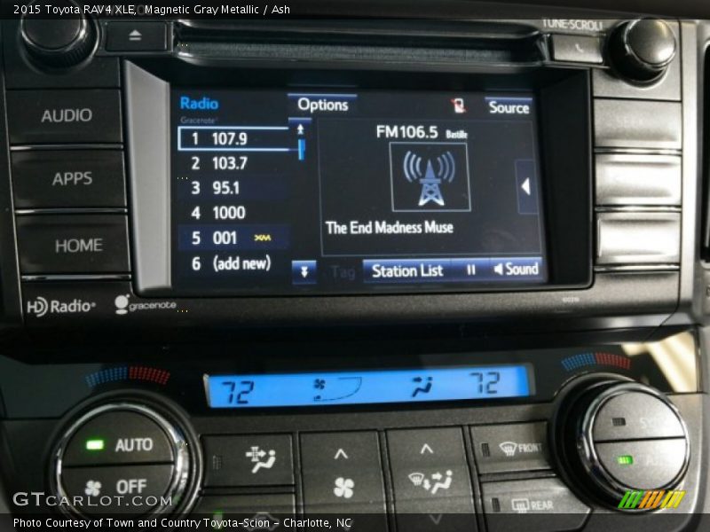 Magnetic Gray Metallic / Ash 2015 Toyota RAV4 XLE