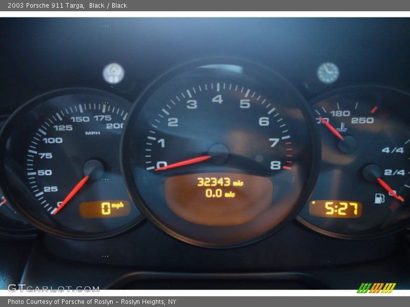 Black / Black 2003 Porsche 911 Targa