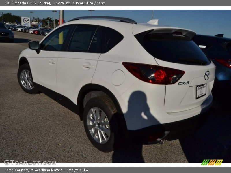 Crystal White Pearl Mica / Sand 2015 Mazda CX-5 Touring