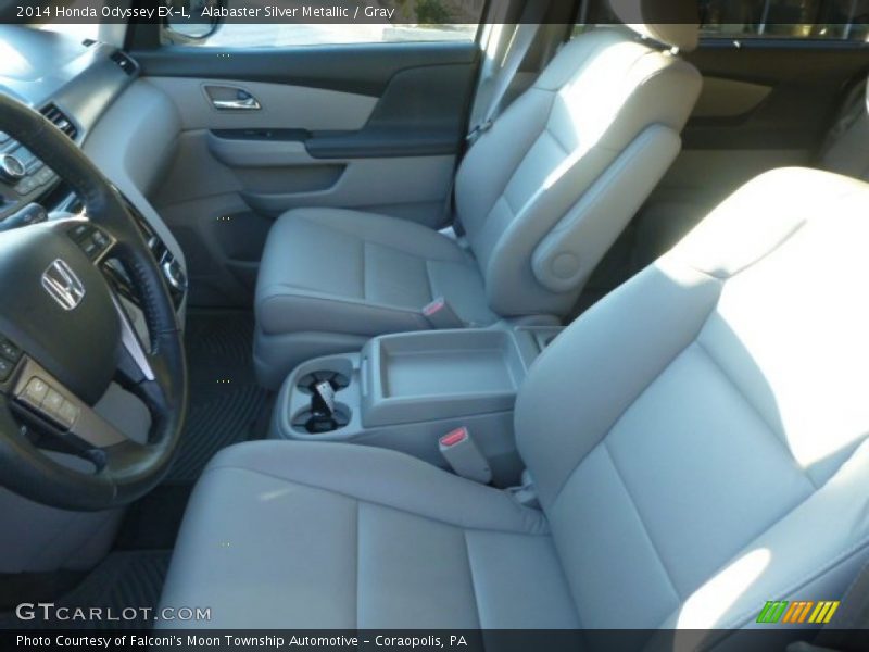 Alabaster Silver Metallic / Gray 2014 Honda Odyssey EX-L