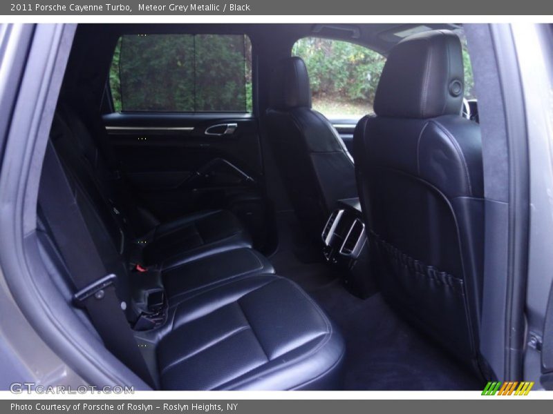 Meteor Grey Metallic / Black 2011 Porsche Cayenne Turbo