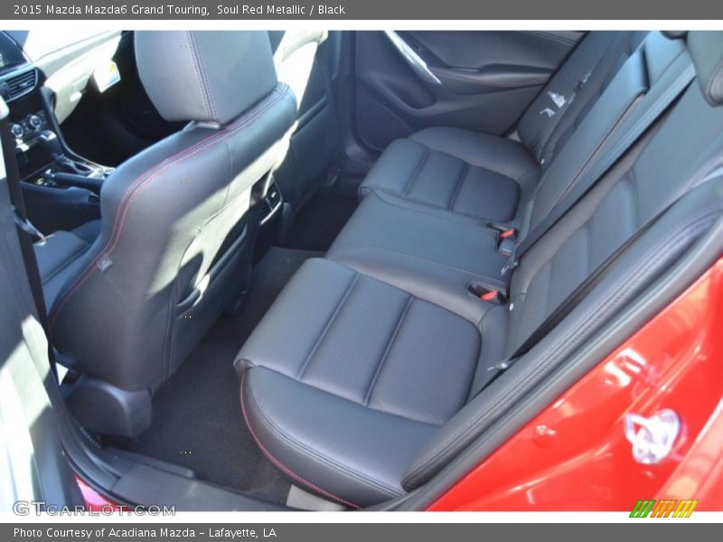 Soul Red Metallic / Black 2015 Mazda Mazda6 Grand Touring