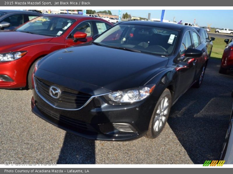 Jet Black Mica / Black 2015 Mazda Mazda6 Sport