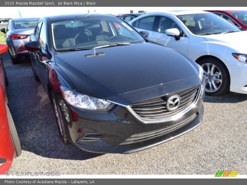 Jet Black Mica / Black 2015 Mazda Mazda6 Sport