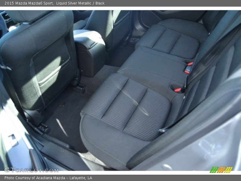 Liquid Silver Metallic / Black 2015 Mazda Mazda6 Sport