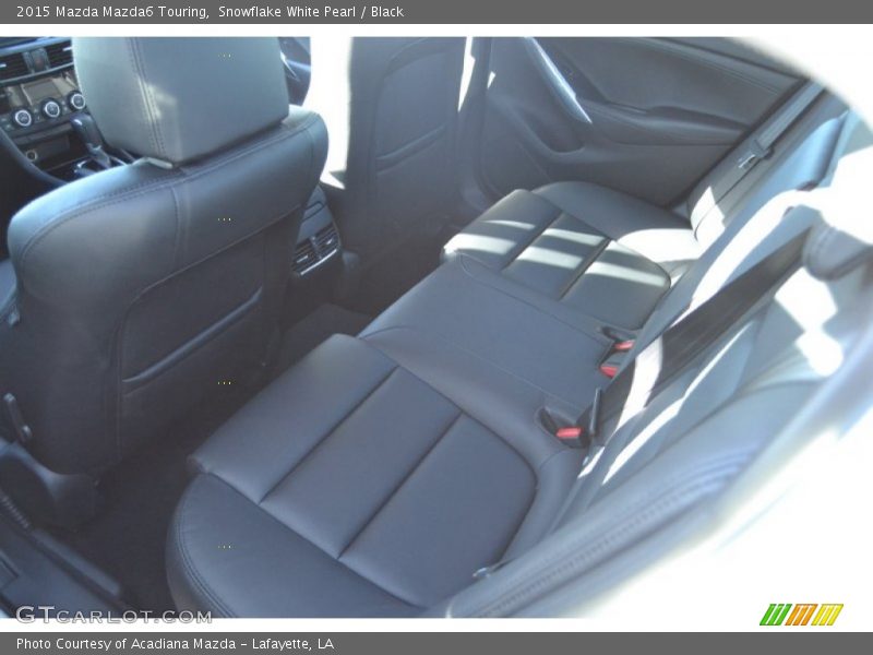 Snowflake White Pearl / Black 2015 Mazda Mazda6 Touring