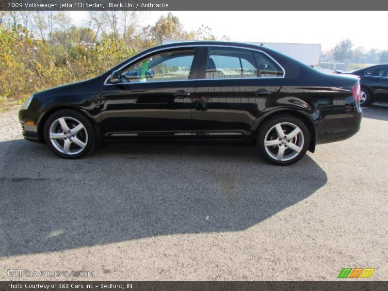 Black Uni / Anthracite 2009 Volkswagen Jetta TDI Sedan