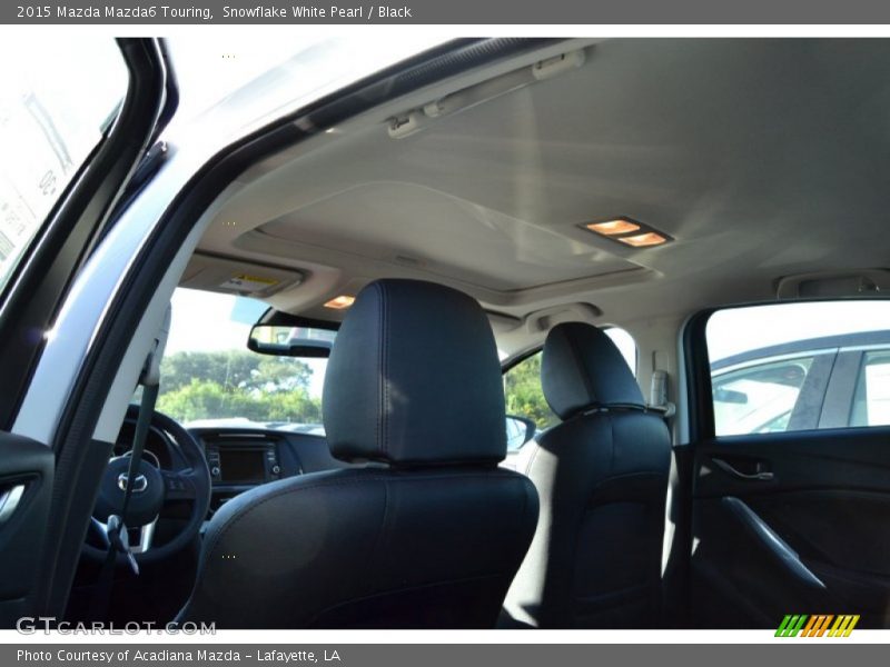 Snowflake White Pearl / Black 2015 Mazda Mazda6 Touring