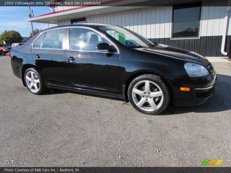 Black Uni / Anthracite 2009 Volkswagen Jetta TDI Sedan