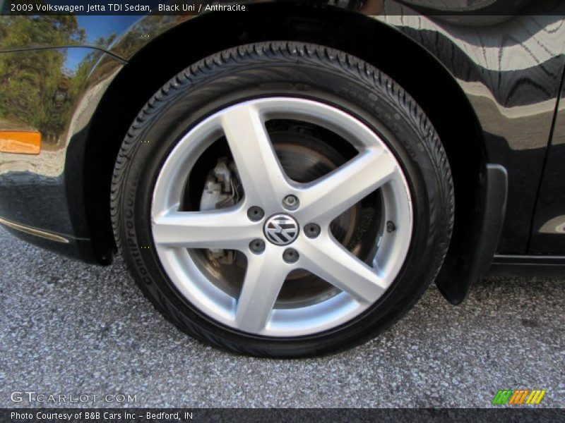 Black Uni / Anthracite 2009 Volkswagen Jetta TDI Sedan