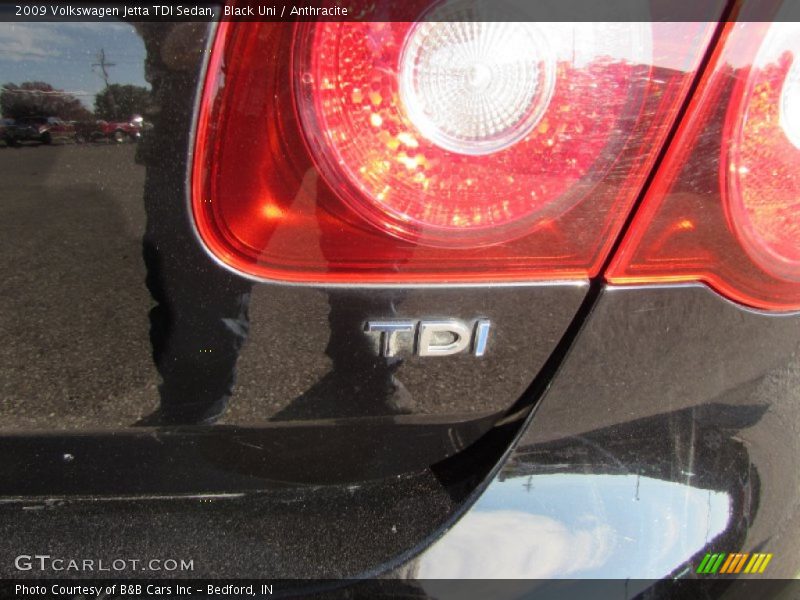 Black Uni / Anthracite 2009 Volkswagen Jetta TDI Sedan
