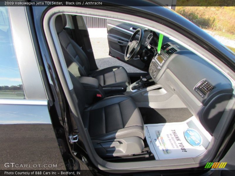 Black Uni / Anthracite 2009 Volkswagen Jetta TDI Sedan