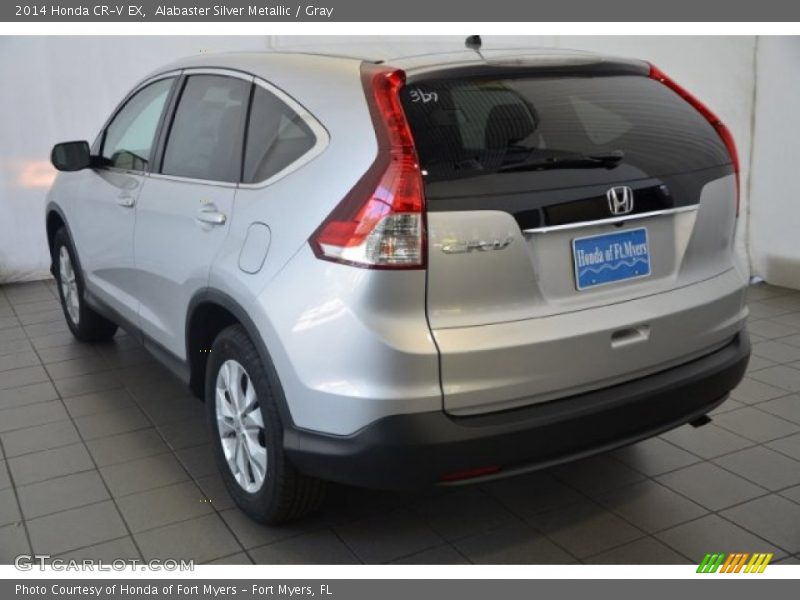 Alabaster Silver Metallic / Gray 2014 Honda CR-V EX