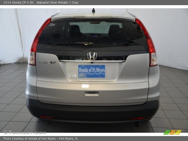 Alabaster Silver Metallic / Gray 2014 Honda CR-V EX
