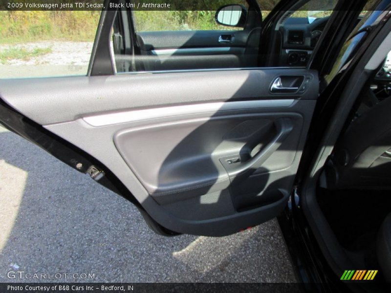 Black Uni / Anthracite 2009 Volkswagen Jetta TDI Sedan