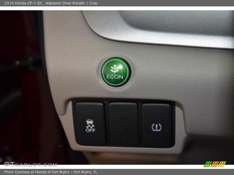 Alabaster Silver Metallic / Gray 2014 Honda CR-V EX