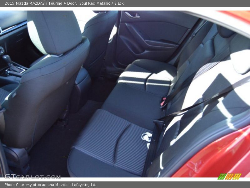 Soul Red Metallic / Black 2015 Mazda MAZDA3 i Touring 4 Door