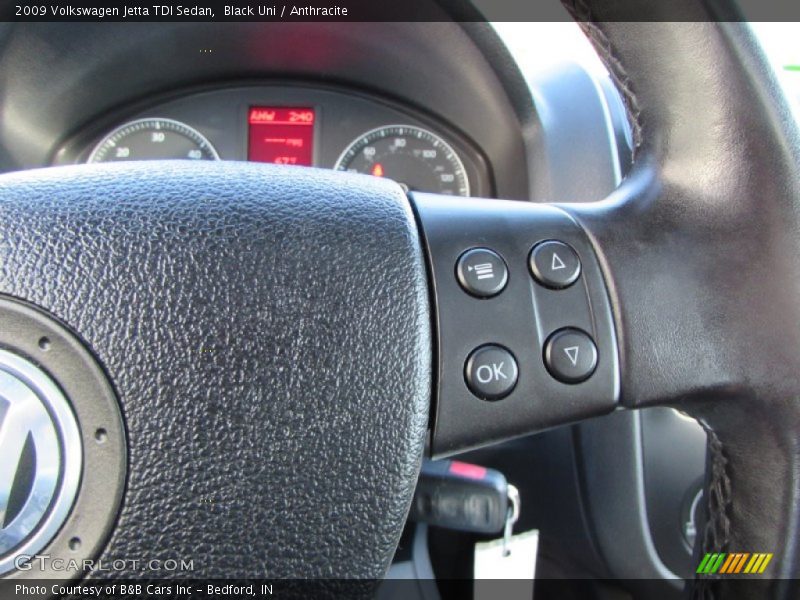 Black Uni / Anthracite 2009 Volkswagen Jetta TDI Sedan