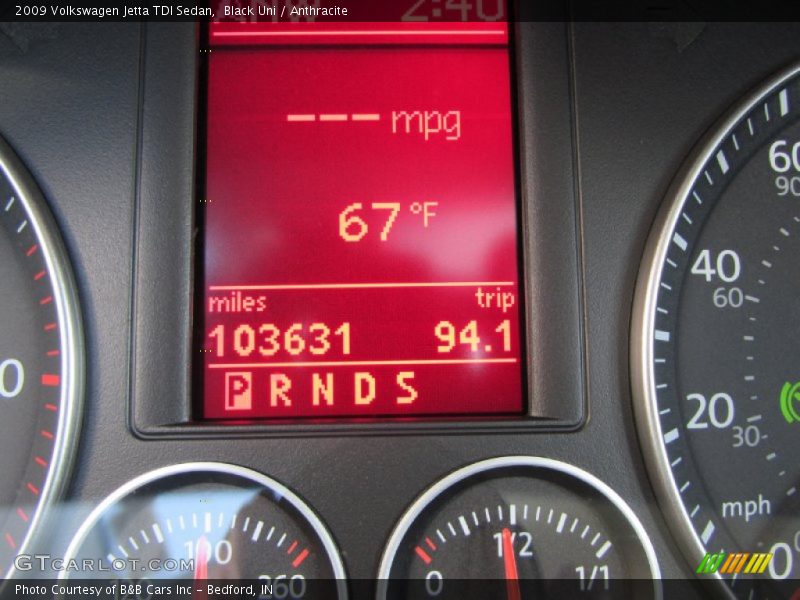 Black Uni / Anthracite 2009 Volkswagen Jetta TDI Sedan
